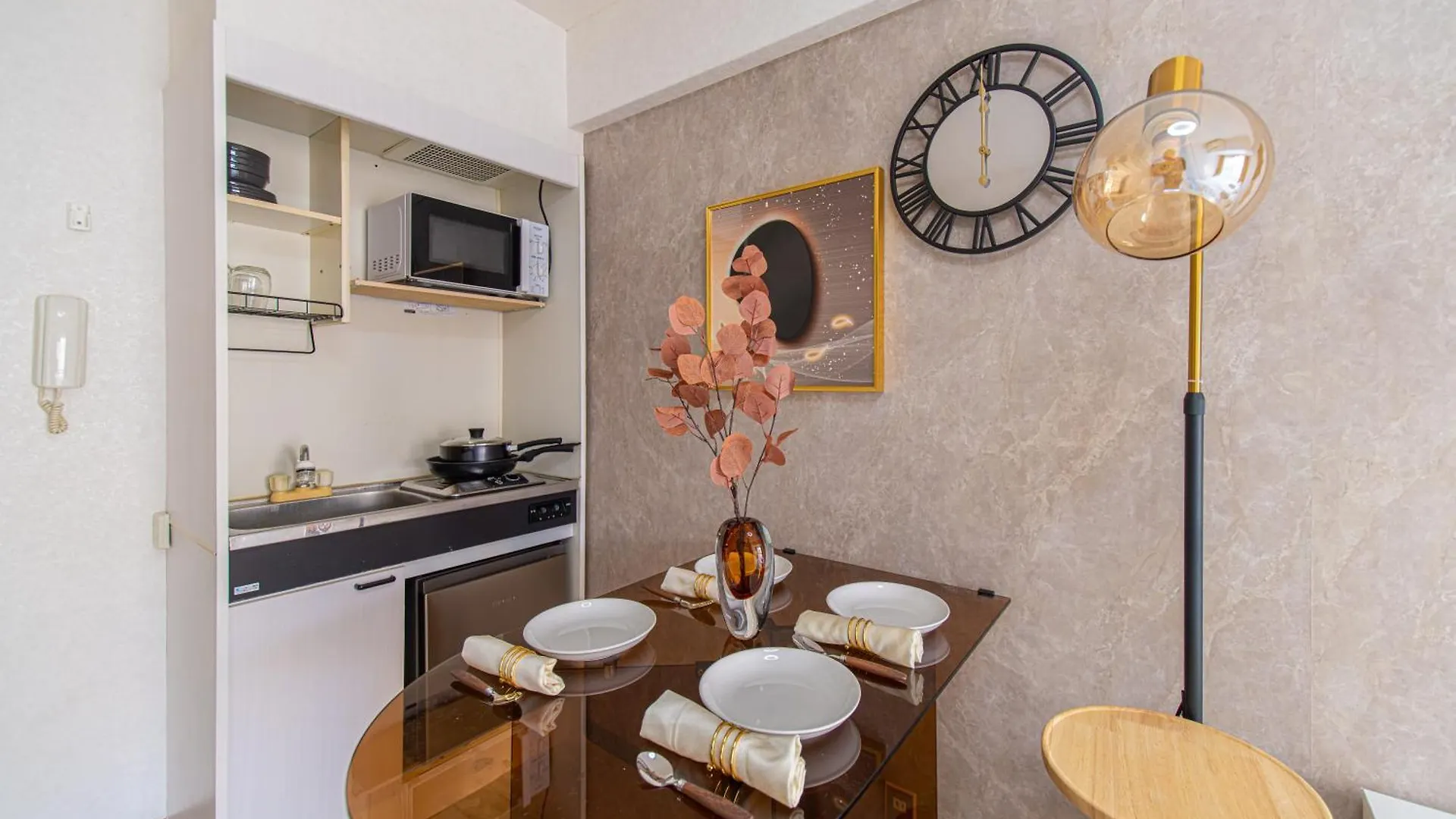 Aparthotel G59新宿最中心 東新宿站5分-Shinjuku Center 5 Mins To Station, Max 4 直达新宿 涉谷 表参道 池袋 上野 代代木 银座 原宿 Tokyo Japan